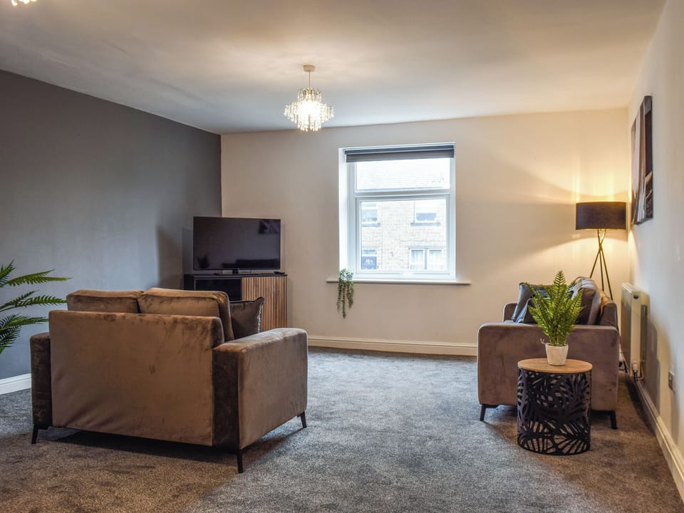 Living area | Apartment 1 - The Old Clubhouse, Newsome, near Huddersfield