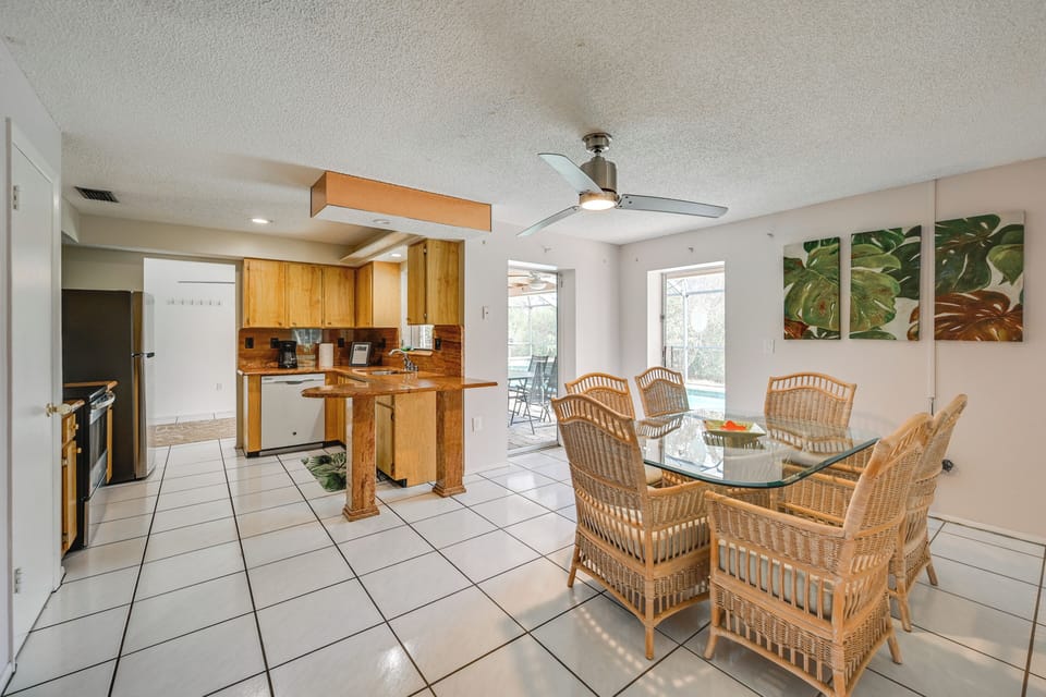 Dining Area/Kitchen | Cooking Basics | Central A/C