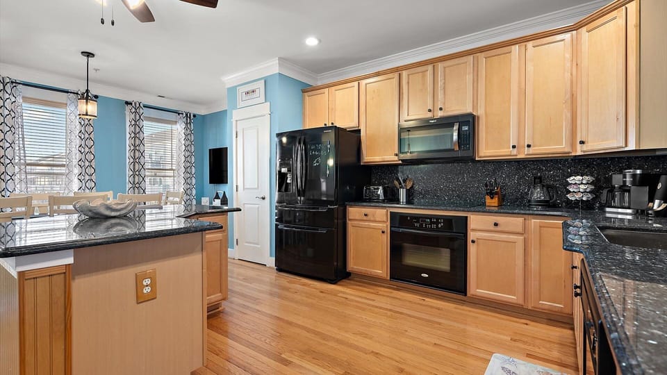 Modern fully equipped kitchen
