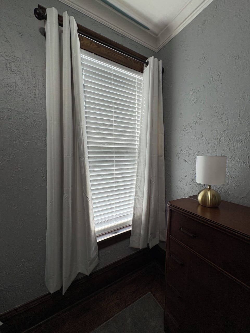 Blackout curtains in all bedrooms. 