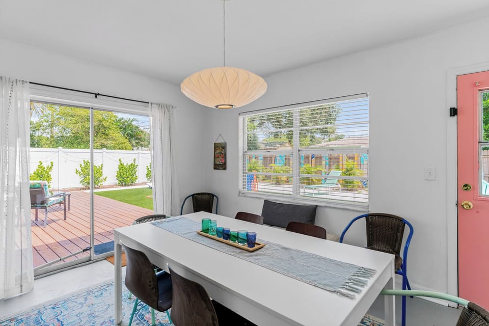 Large Dining Table with room for 8