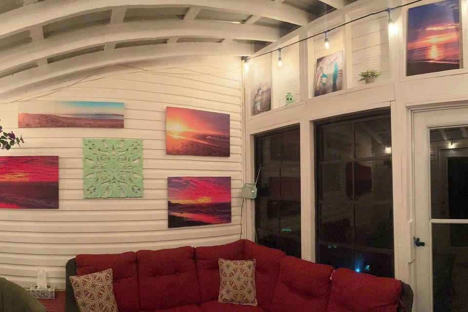 Screened in sunroom