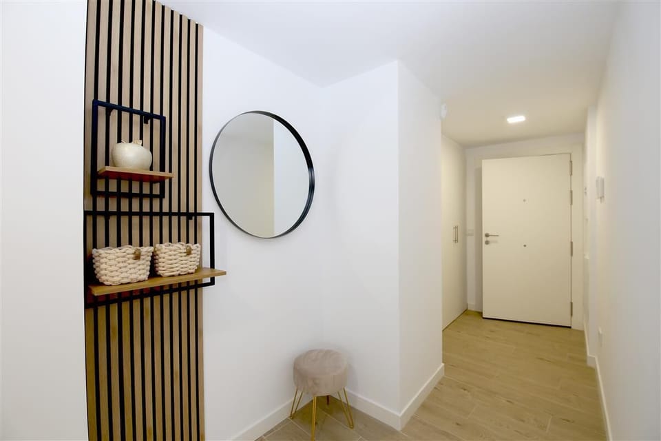 Entrance hallway to the apartment