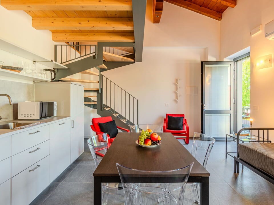 Interior Design, Furniture, Ceiling, Flooring, Chair, Floor, Room, Apartment, Kitchen & Dining Room Table, Living Room