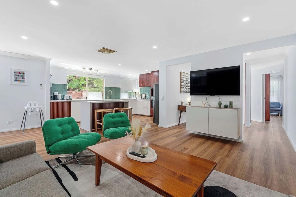 Spacious and beautifully styled, this main living area is the heart of the home – perfect for relaxing and connecting.