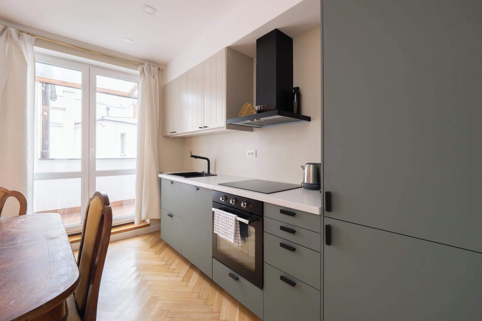 Kitchen and dining area
