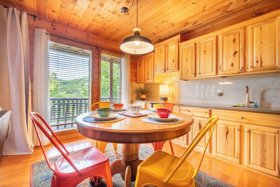 Sunset Station's inviting dining area