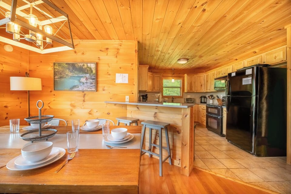 Sunset Station's inviting dining area