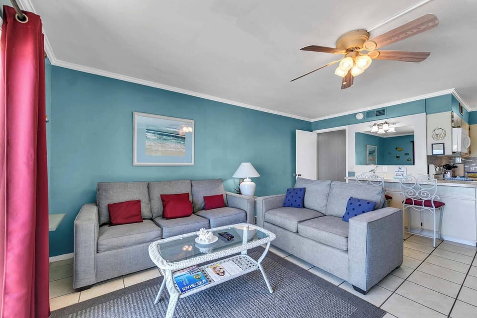 Sleeper sofa in the living room