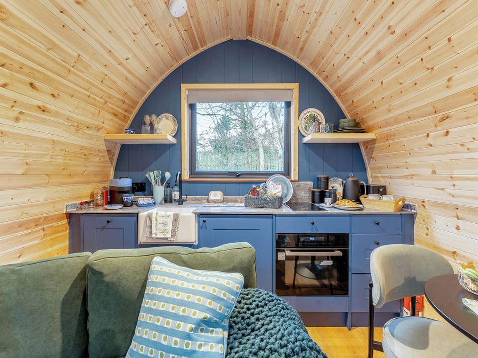 Kitchen area | Woodland Pod, 