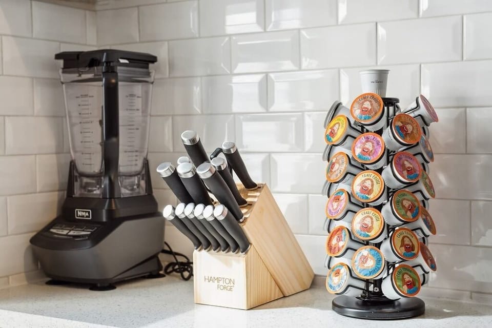 Morning essentials ready.