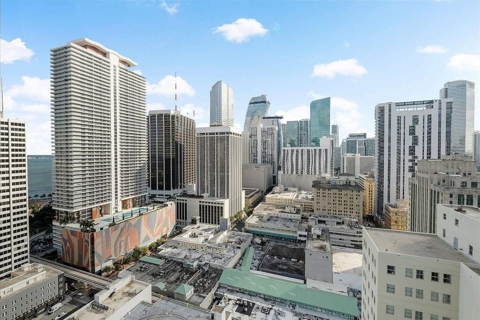 City skyline views.