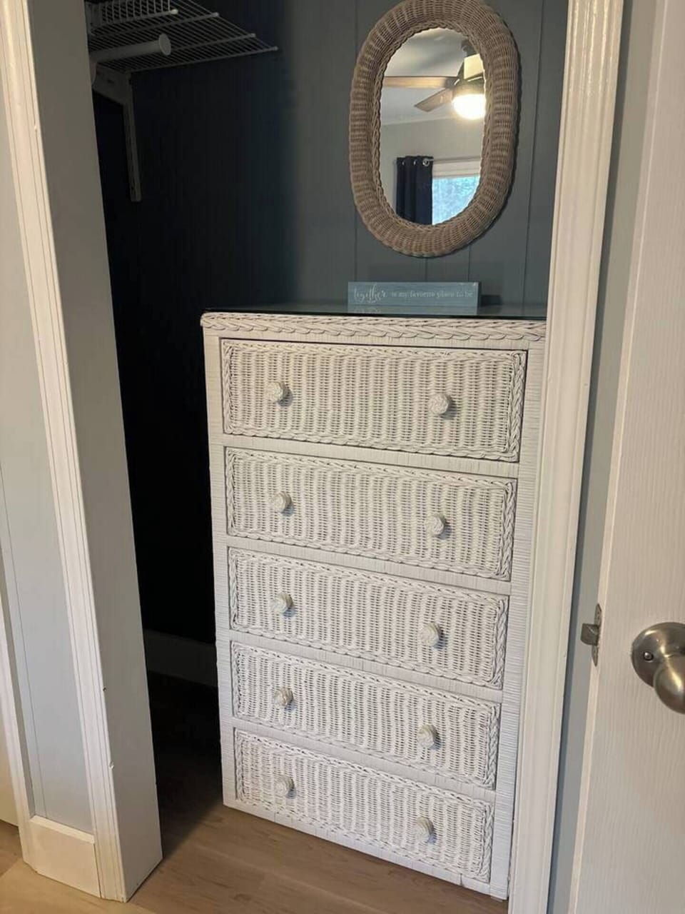 King Bedroom 2 has two dresser spaces.