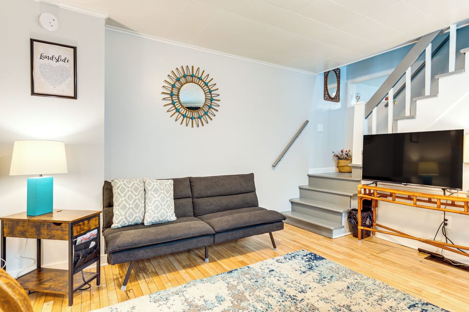 Calumet Vacation Rental | 2BR | 1BA | 1,200 Sq Ft | Stairs to Access