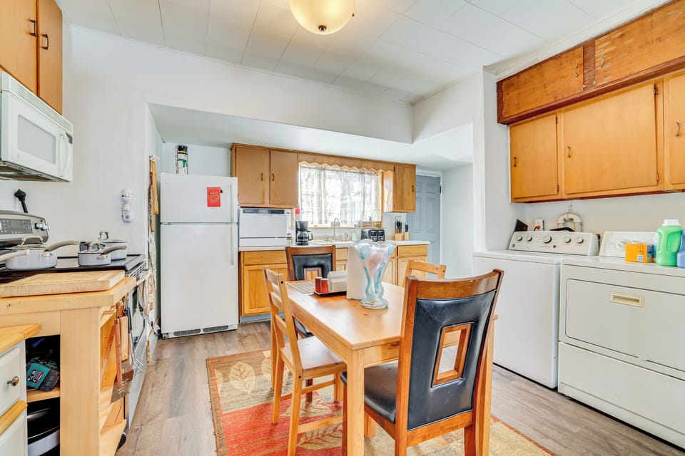 Kitchen | Central A/C & Heating | In-Unit Laundry