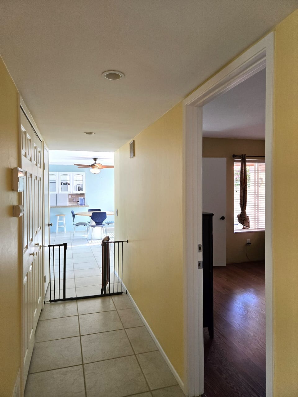 Hallway leading to Bdrms 2 and 3 and the Primary Suite.