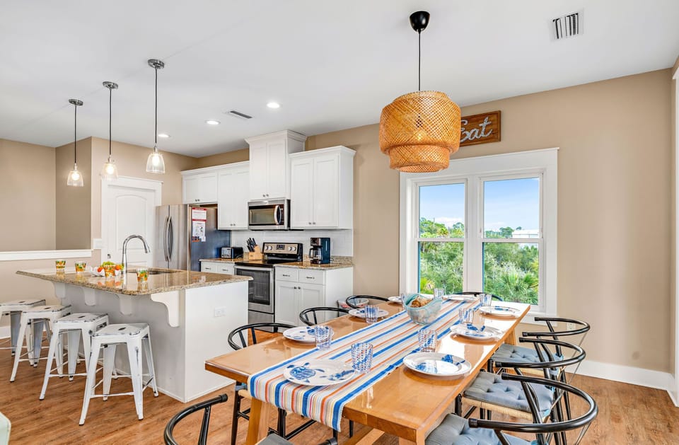 Main living on the 3rd floor, open living concept
