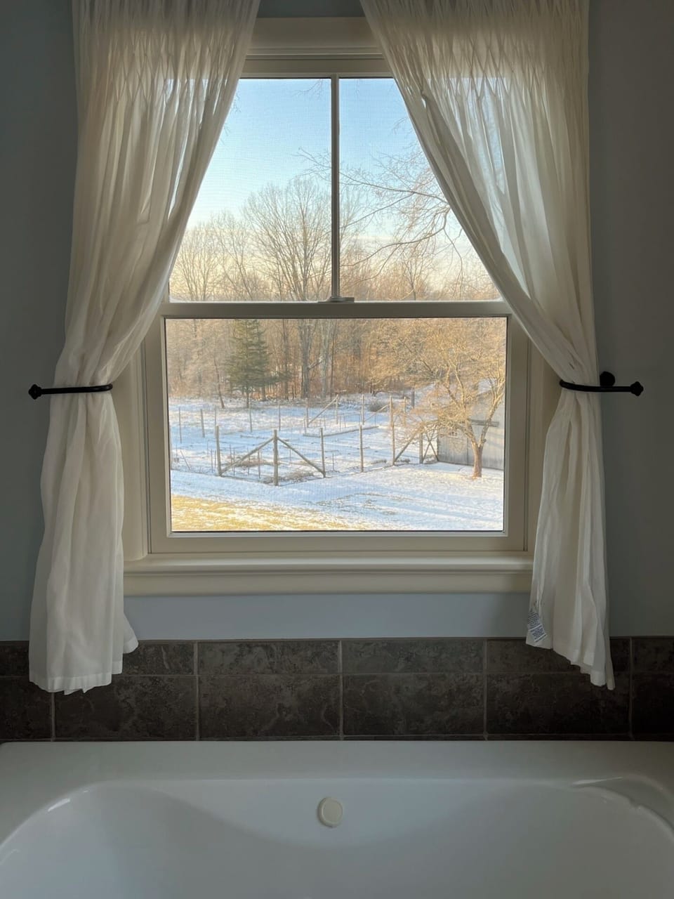 View from jacuzzi tub