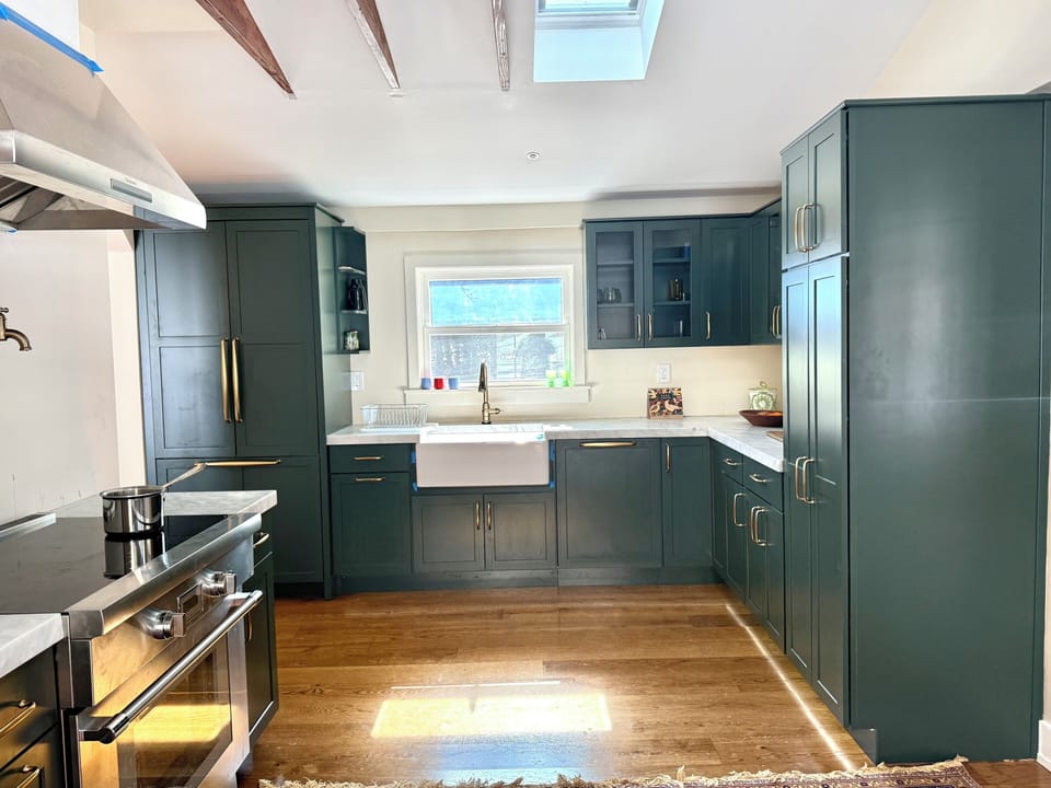 Chefs kitchen with all new Thermador appliances
