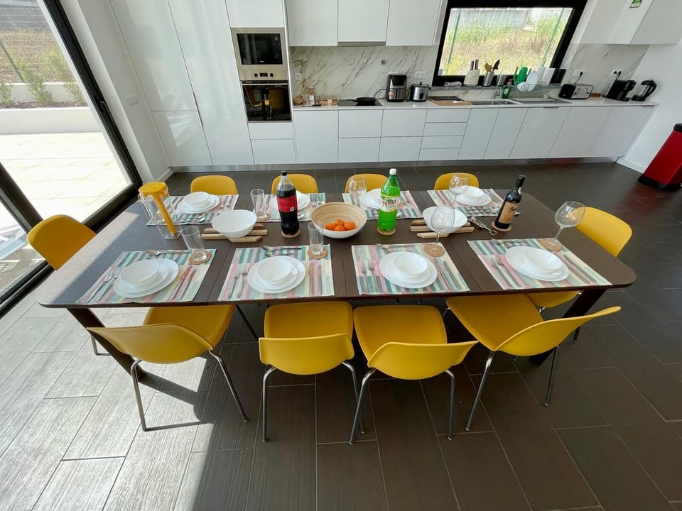 dining area and kitchen