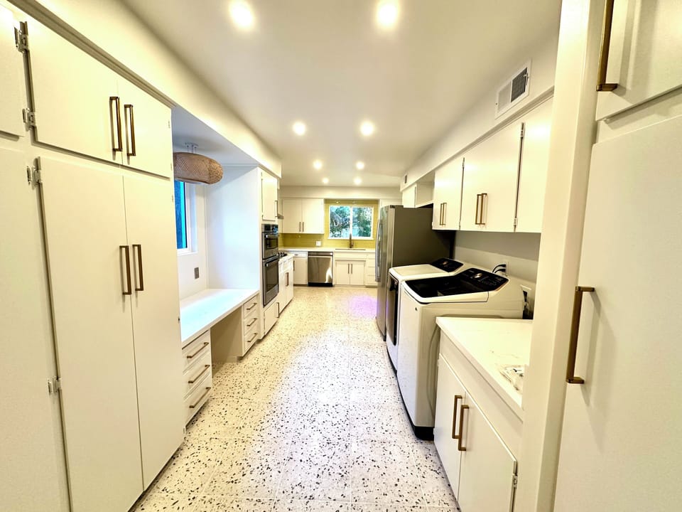Newly renovated kitchen in the main house.