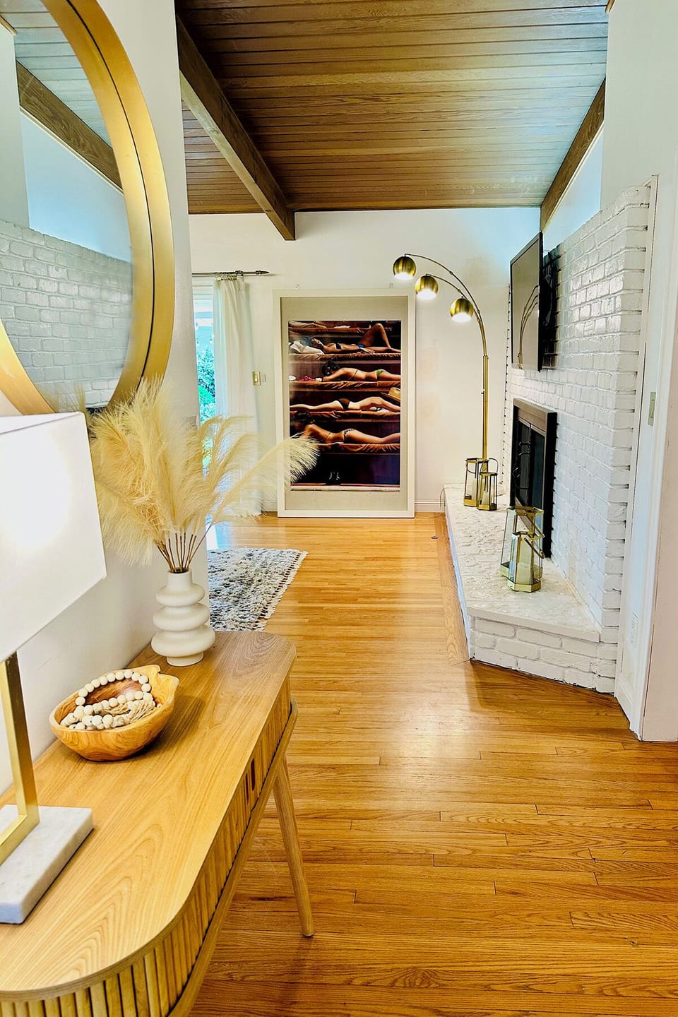 Main house entrance. 