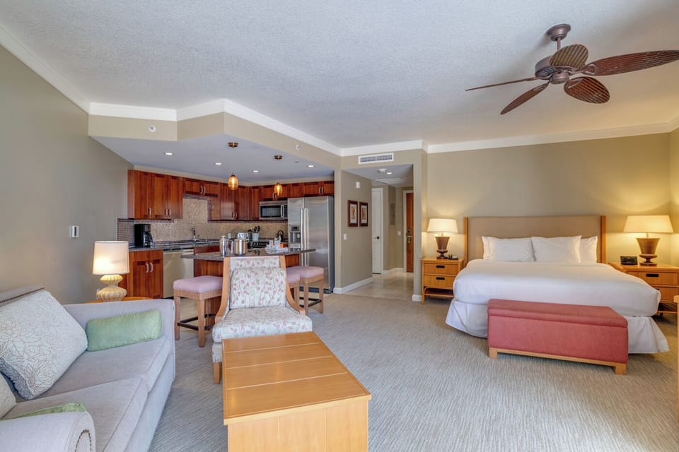 Living area. Interior and views may vary based on location and availability.