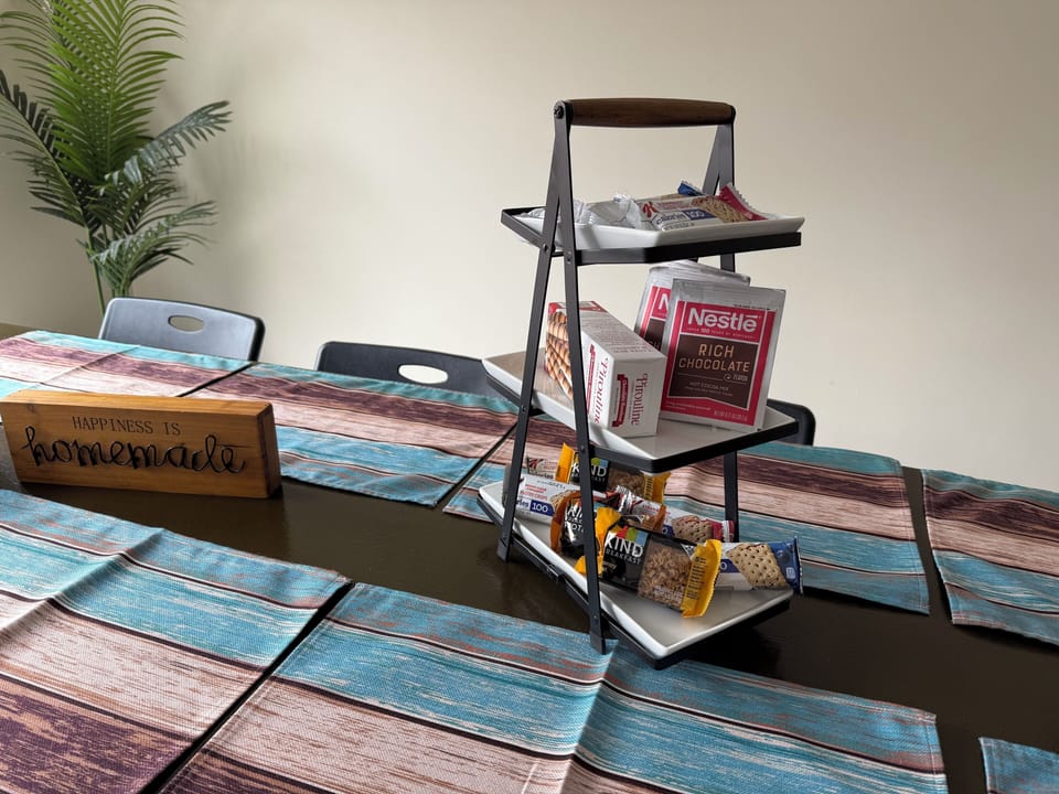 Welcome treats to start your stay