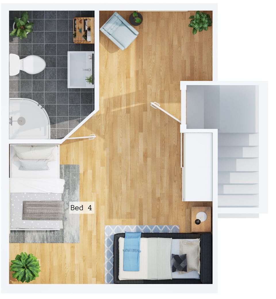 Loft Floor Plan Bedroom/En Suite