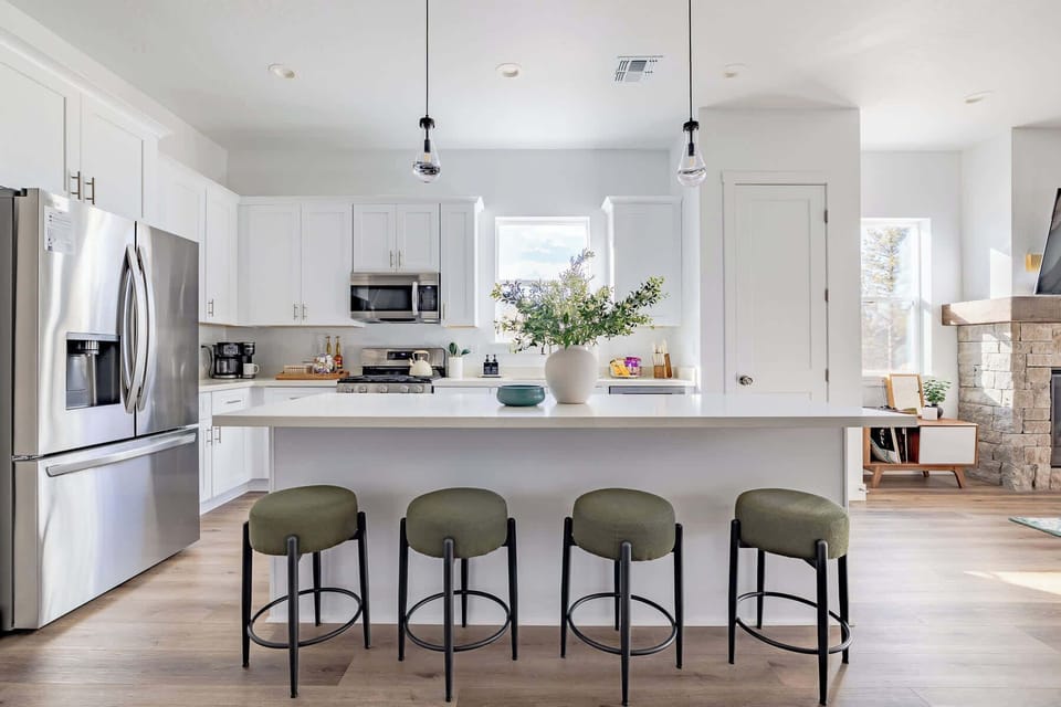 Fully stocked kitchen