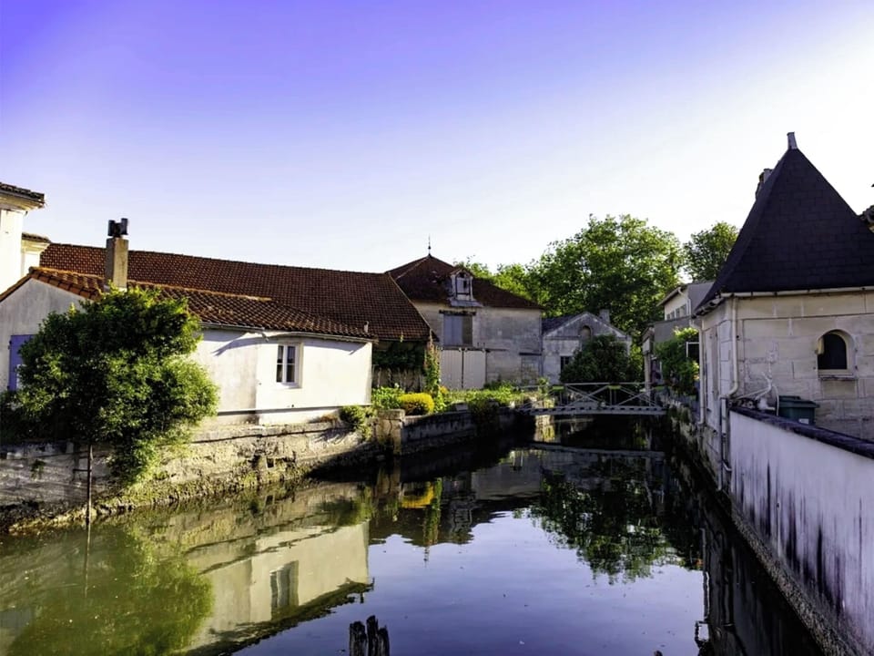 The port of Chenac Saint Seurin D'Uzet