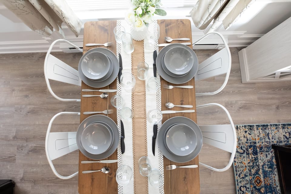 standard height dining table for 4