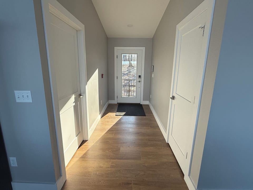 Upstairs Hall leading from entrance to house