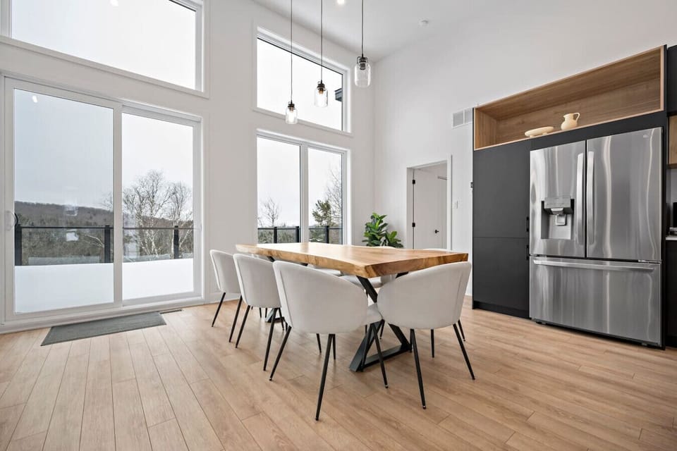 Spacious dining area with ample seating for shared meals!