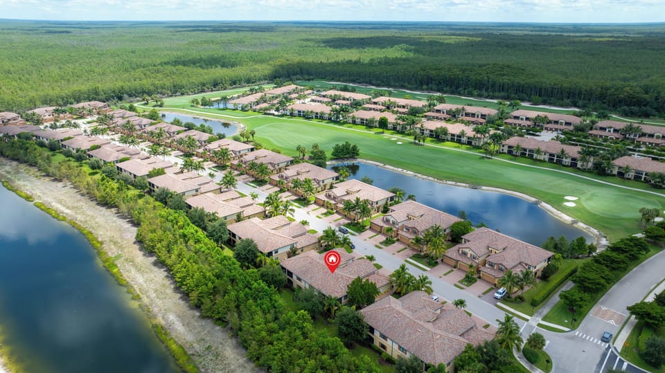 View of street showing golf course proximity