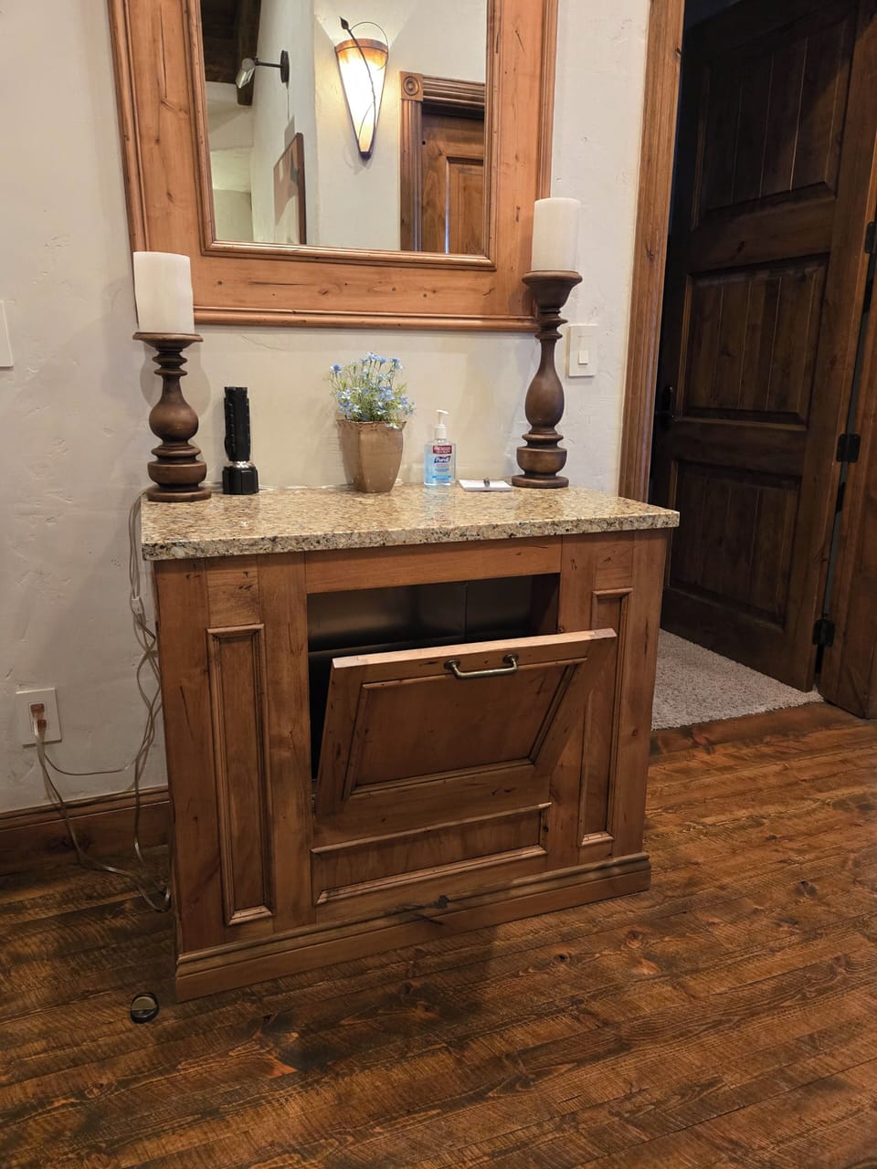 Second floor laundry shoot