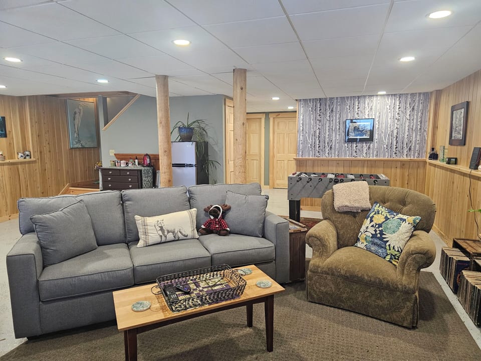 large comfortable couch & chair