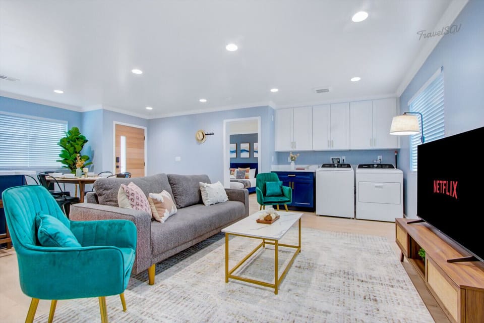 Cozy couch, smart TV, endless movies perfect after an SGV day trip. #TravelSGV