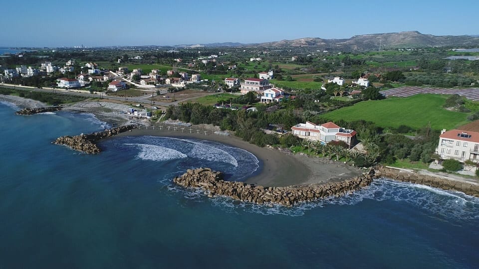 The nearby beach, two minutes walking distance.
