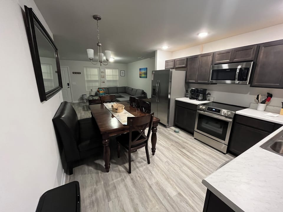 Kitchen & Living Room