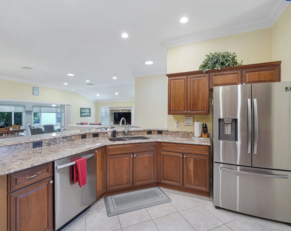 Huge Open Concept Kitchen