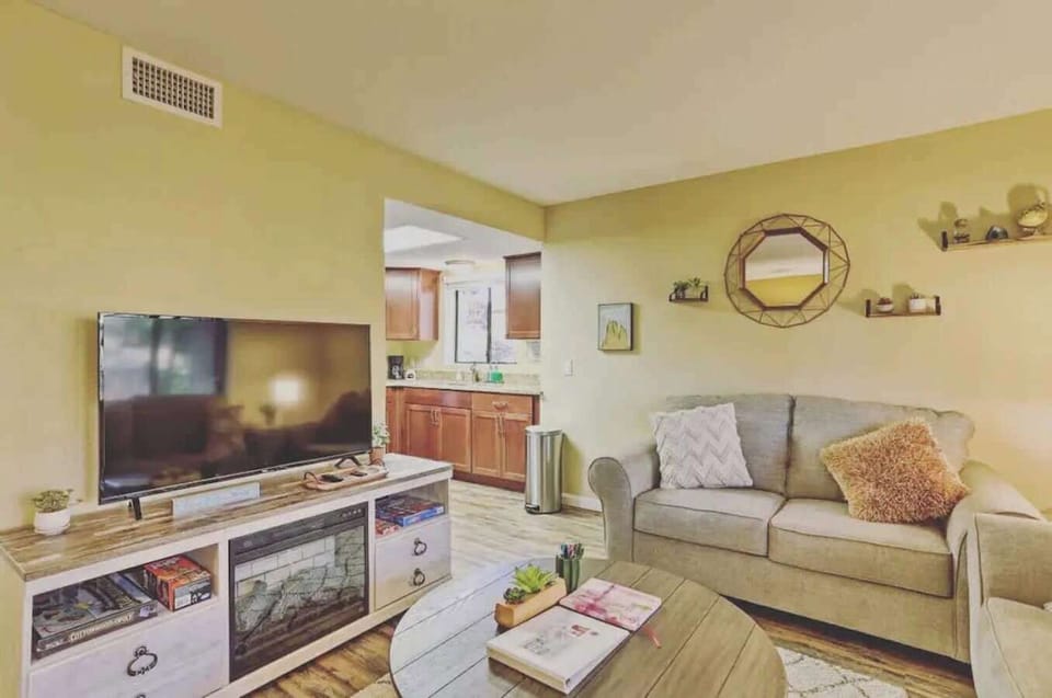 Relax and unwind in our comfortable living room.