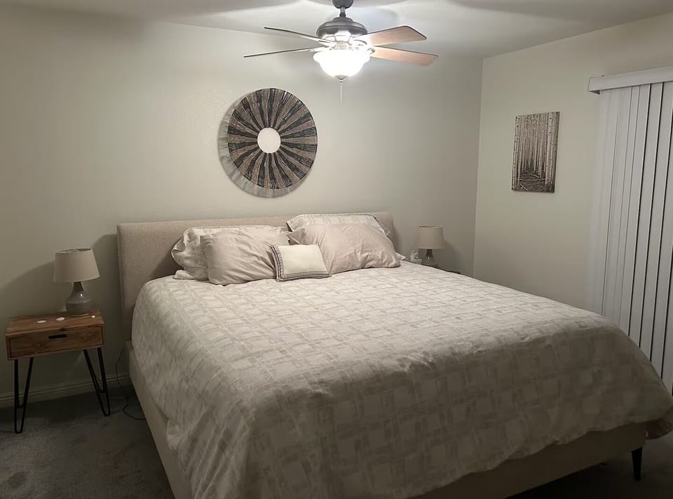 Master Bedroom, new King Size bed