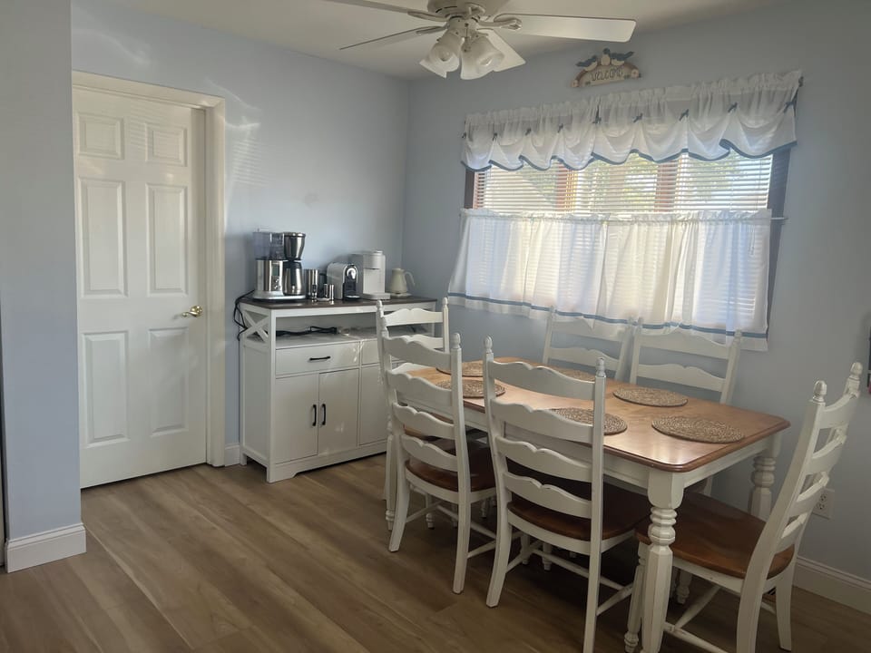 Kitchen Table and Coffee Station