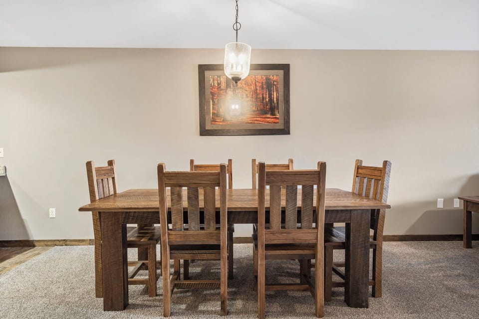 One Bedroom Condo Dining Table