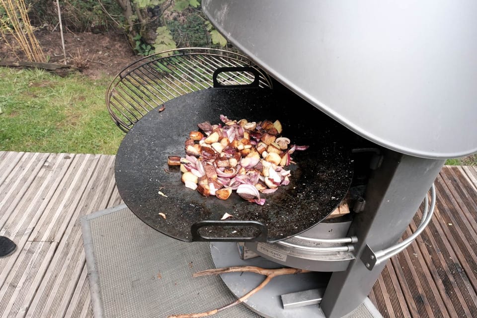 Détail barbecue chalet