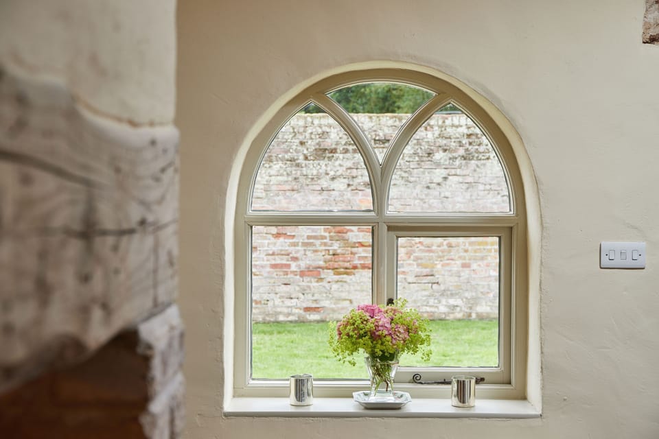 The pretty view onto your private walled garden