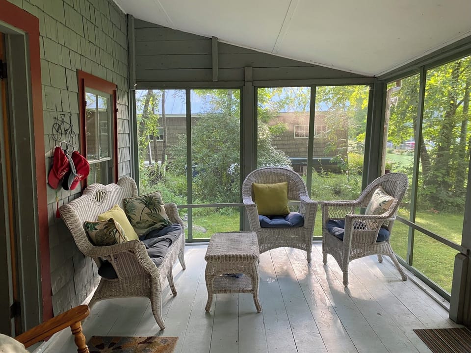 Porch seating area