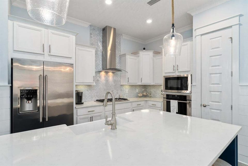 This is a kitchen made for cooking