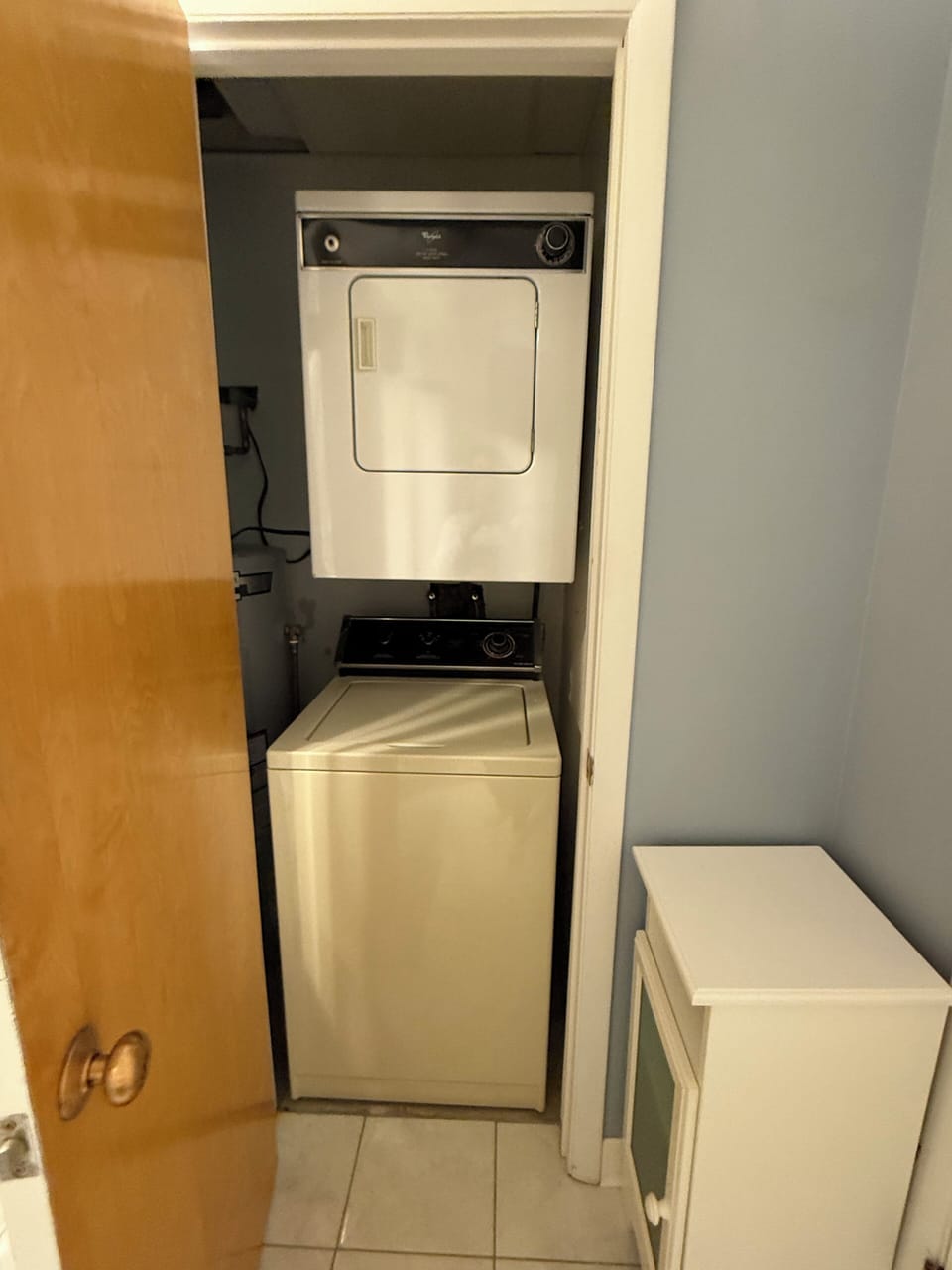 Washer and dryer in the condo unit